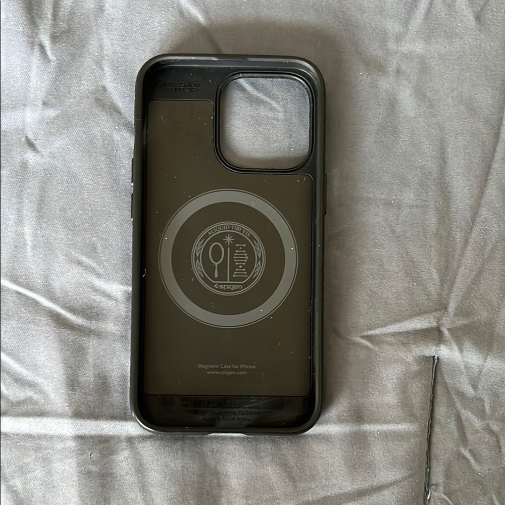 Magnetic Black Phone Case